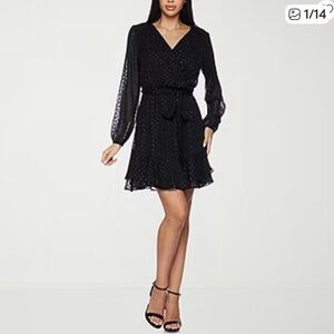 NWT Premier Amour Long Sleeve Fit +
Flare Dress - Size 6 - Party/Cocktail